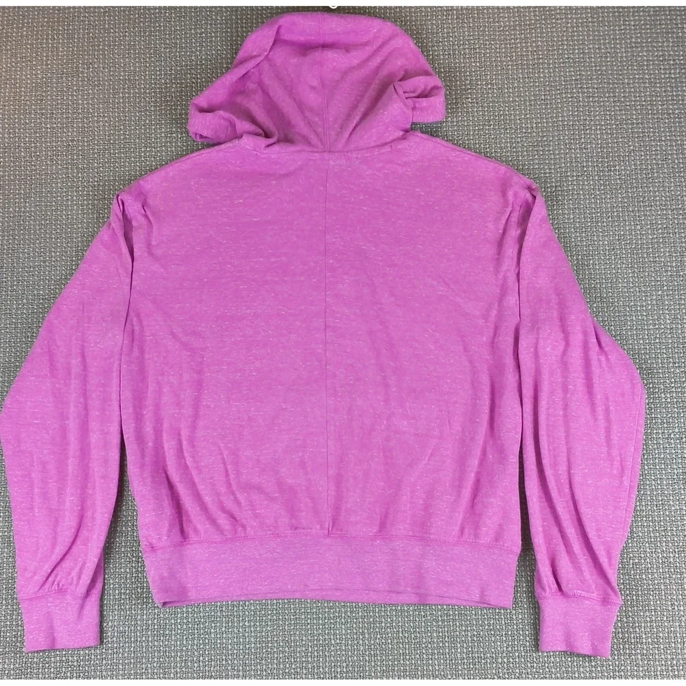 NIKE Women's Sportswear Gym Vintage Logo Pullover Hoodie Pink Size M